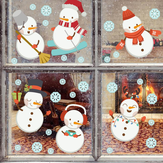Vinil Electro estático para ventana Héroes de Invierno