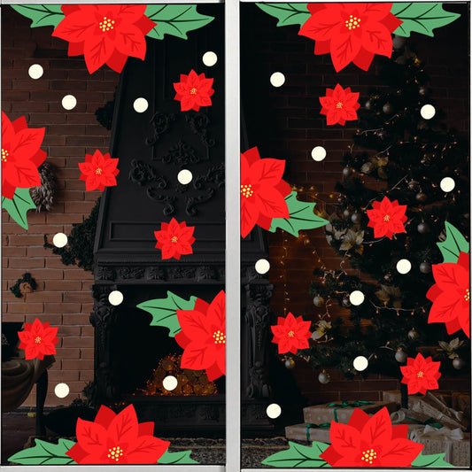 Vinil Electro estático para ventanas Noche Buena