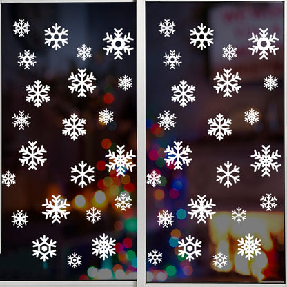 Vinil Electro estático para ventanas Copos de nieve