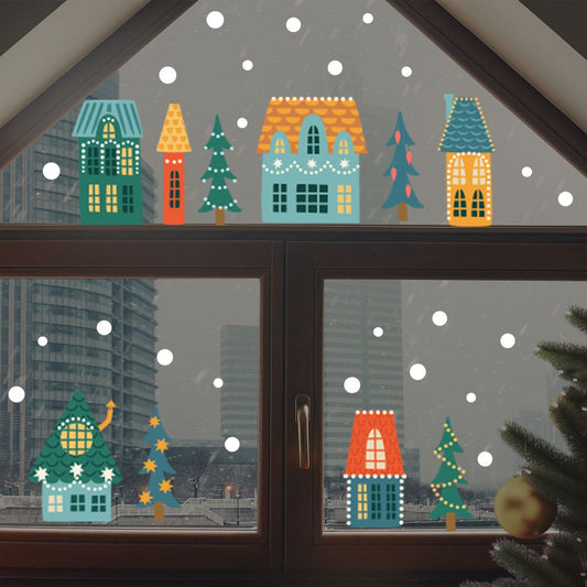Vinil Electro estático para ventanas CHRISTMAS HOMES