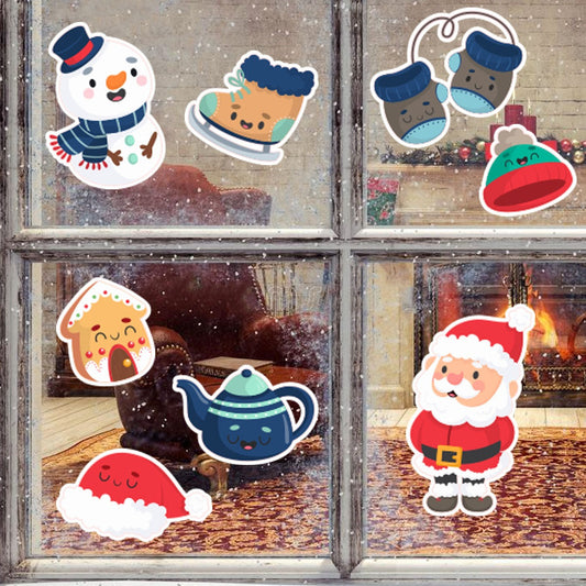 Vinil Electro estático para ventana MERRY CHRISTMAS