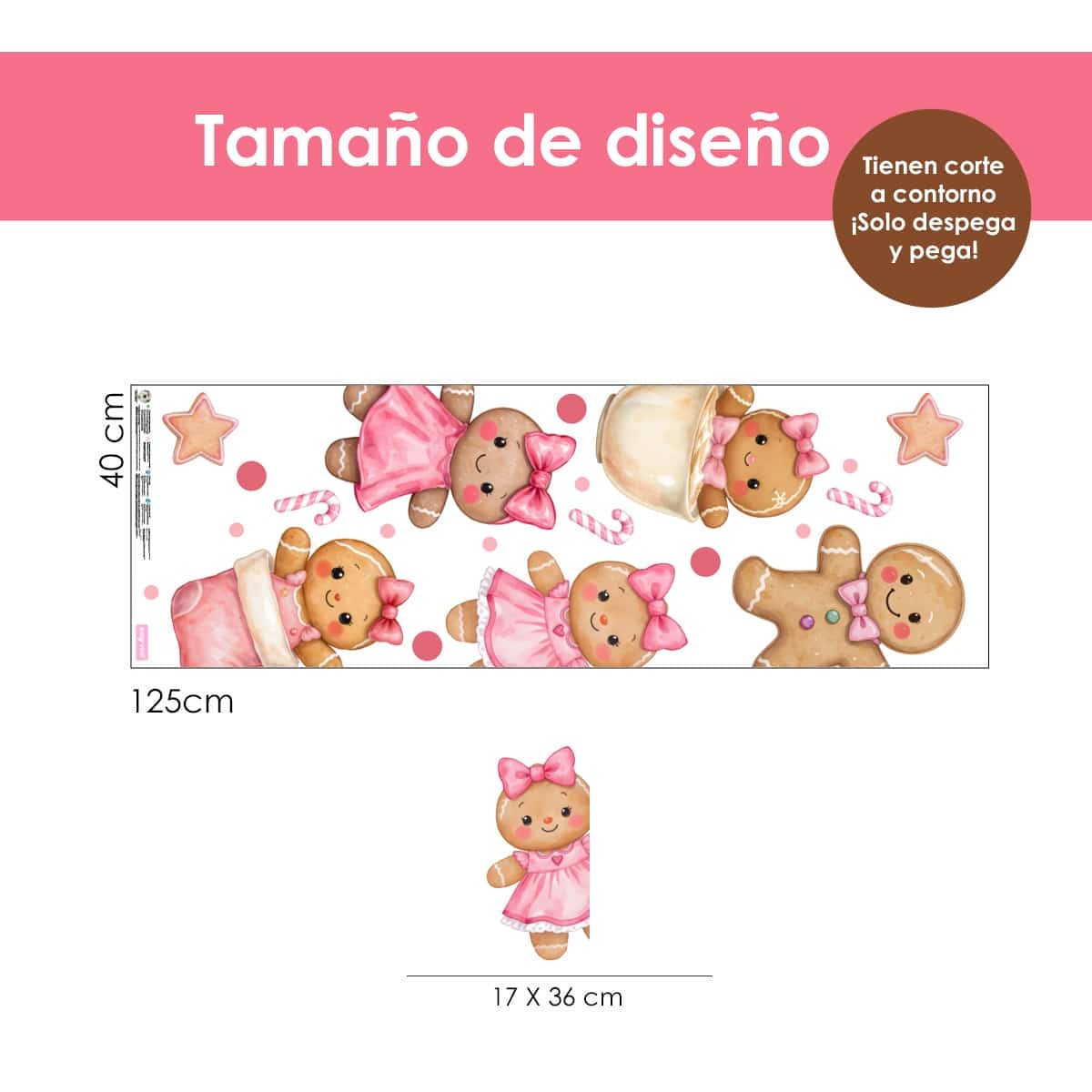 Vinilo para puerta Navidad Frosty Hugs