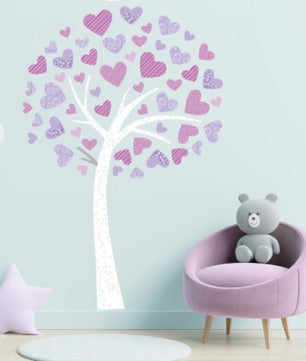 Arbol de corazones