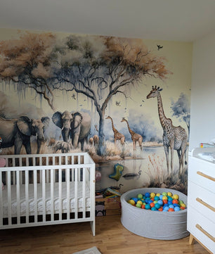 Papel para paredes Selva tropical africana