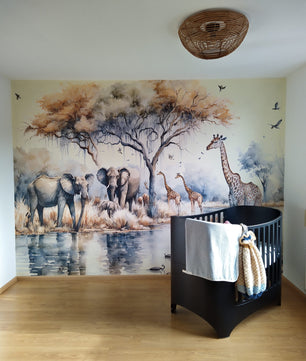 Papel para paredes Selva tropical africana