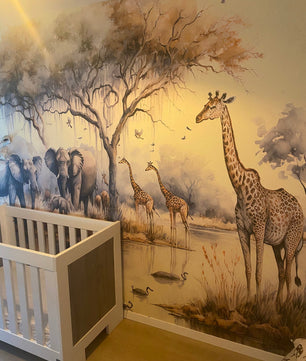 Papel para paredes Selva tropical africana