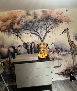 Papel para paredes Selva tropical africana