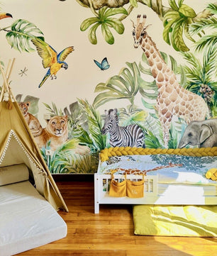 Papel para paredes Animales salvajes de la selva