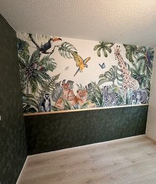 Papel para paredes Animales salvajes de la selva