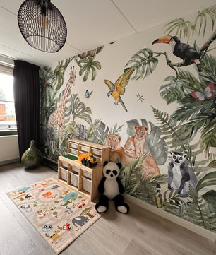 Papel para paredes Animales salvajes de la selva