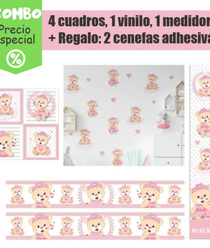 Combo de oso de la realeza princesa