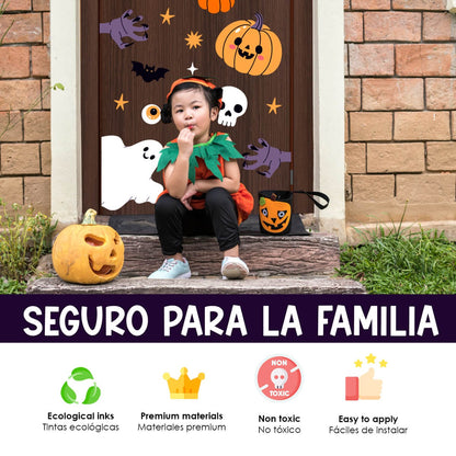 Vinilo para puerta Hallowen Noche de Hechizos