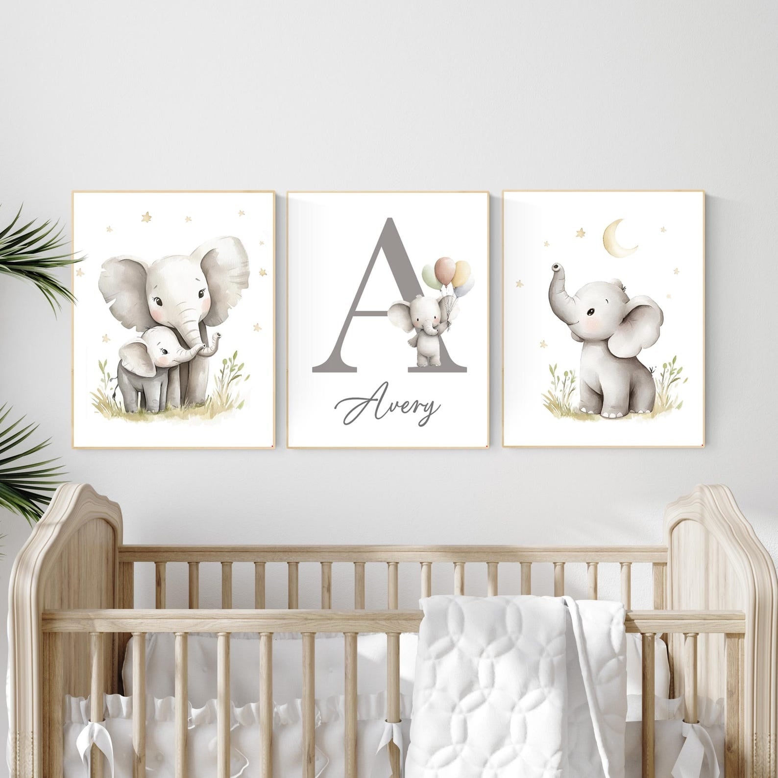 Cuadros Decorativos infantiles Modernos Animales Elefantes