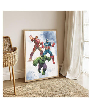 Cuadros Decorativos infantiles Modernos Superheroes con nombre