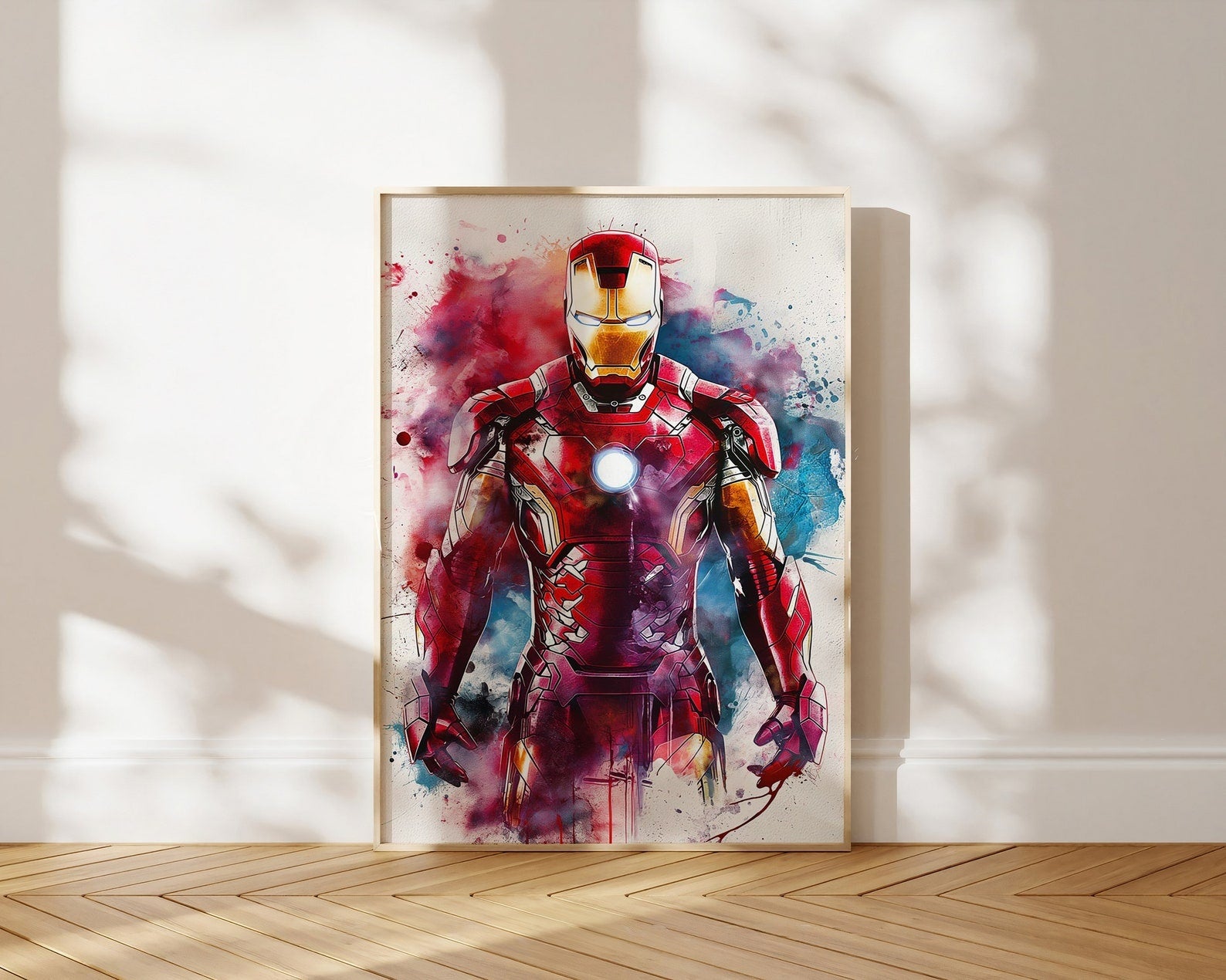 Cuadros Decorativos infantiles Modernos set 6 piezas SuperHeroes arte de pared