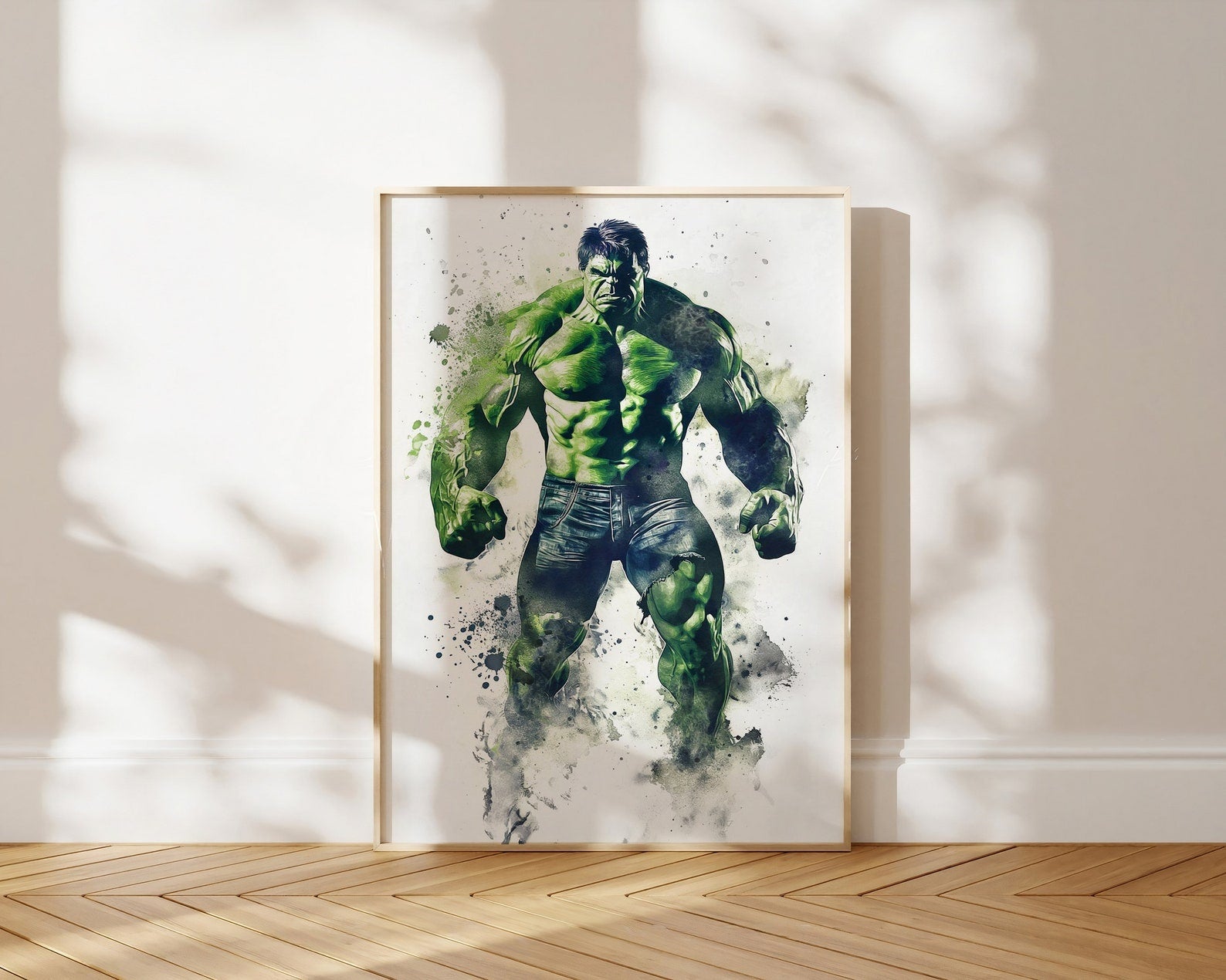 Cuadros Decorativos infantiles Modernos set 6 piezas SuperHeroes arte de pared