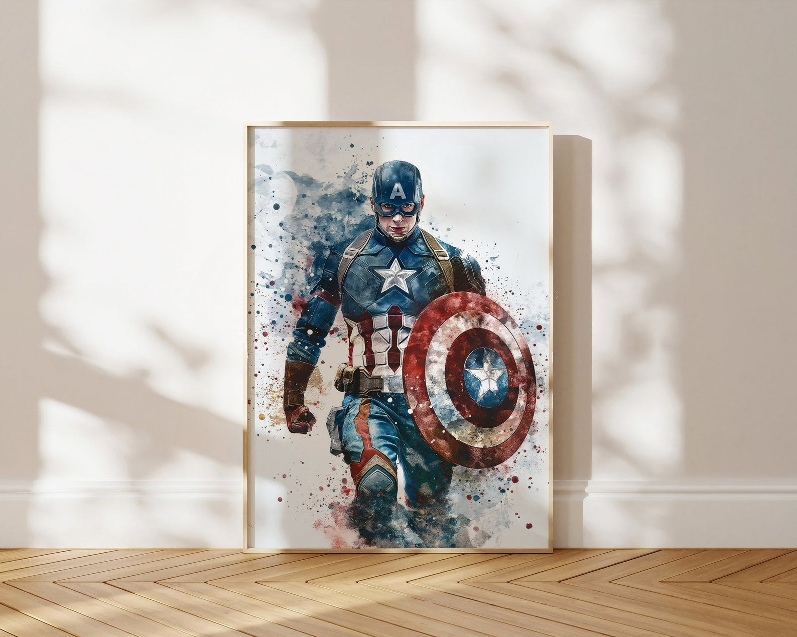 Cuadros Decorativos infantiles Modernos set 6 piezas SuperHeroes arte de pared
