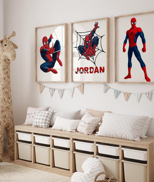 Cuadros Decorativos infantiles Modernos Superheroes hombre aracnido