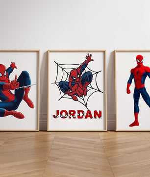 Cuadros Decorativos infantiles Modernos Superheroes hombre aracnido