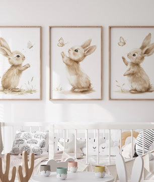 Cuadros Decorativos infantiles Modernos Coneja ilustracion