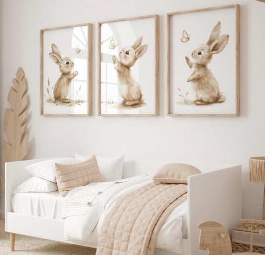 Cuadros Decorativos infantiles Modernos Coneja ilustracion
