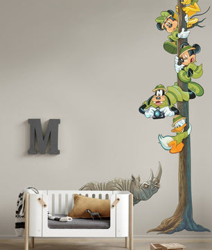 Vinilos decorativos Adhesivos infantiles de Pared mickey amigos exploradores