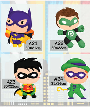 Vinilos decorativos Adhesivos infantiles de pared superheroes