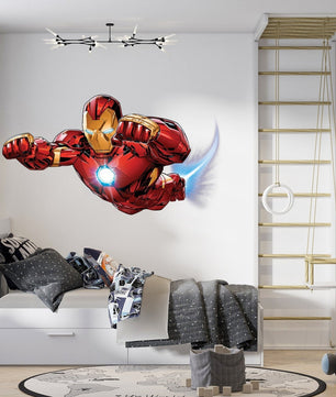 Vinilos decorativos Adhesivos infantiles de pared superheroes iron man