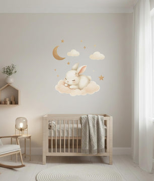 Vinilos decorativos Adhesivos infantiles de Pared Coneja dormilona
