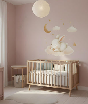 Vinilos decorativos Adhesivos infantiles de Pared Coneja dormilona