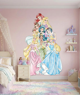 Vinilos decorativos Adhesivos infantiles de Pared princesas posando