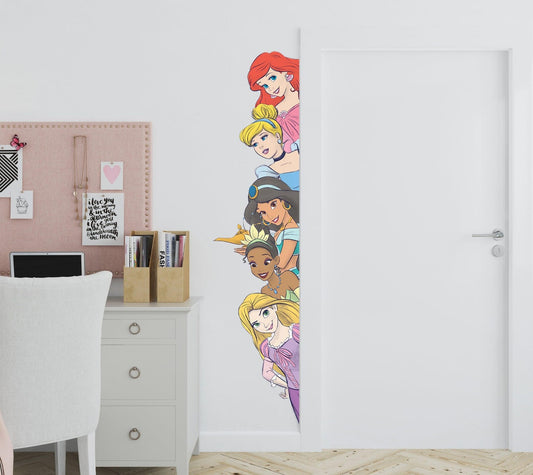Vinilos decorativos Adhesivos infantiles de Pared princesas Asomadas