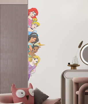 Vinilos decorativos Adhesivos infantiles de Pared princesas Asomadas