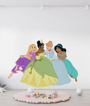 Vinilos decorativos Adhesivos infantiles de Pared princesas mirandose