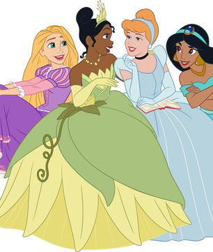 Vinilos decorativos Adhesivos infantiles de Pared princesas mirandose