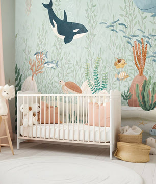 Papel para paredes Bosque de algas