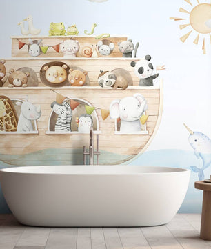 Papel para paredes El viaje de Noé