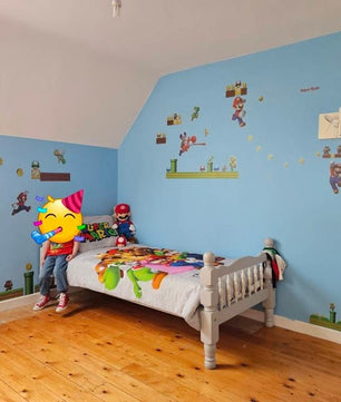 Vinilos decorativos Adhesivos infantiles de Pared mario bros 6 niño (0065)