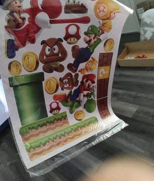 Vinilos decorativos Adhesivos infantiles de Pared mario bros 9 niño (0067)