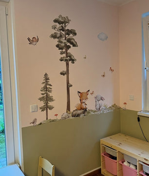 Vinilos decorativos Adhesivos infantiles animales del bosque 2 (0007)