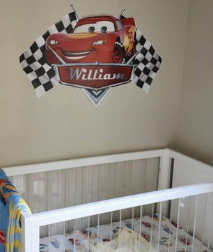 Vinilos decorativos Adhesivos infantiles de Pared Carro 5 cars