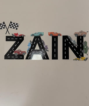 Vinilos decorativos Adhesivos infantiles de Pared Carro 3