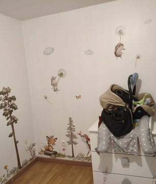 Vinilos decorativos Adhesivos infantiles animales del bosque 2 (0007)