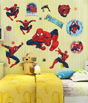 Vinilos decorativos Adhesivos infantiles de pared de spiderman modelo 12 niño