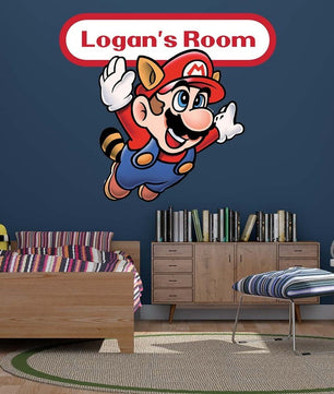 Vinilos decorativos Adhesivos infantiles de Pared mario bros 8 niño (0066)