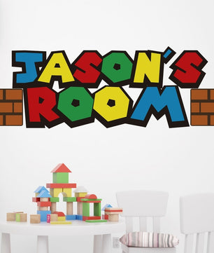 Vinilos decorativos Adhesivos infantiles de Pared mario bros 4 niño (0064)