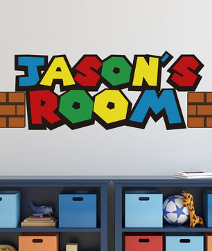 Vinilos decorativos Adhesivos infantiles de Pared mario bros 4 niño (0064)