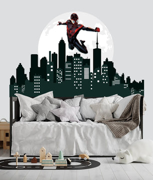 Vinilos decorativos Adhesivos infantiles de pared spiderman modelo 9 niño