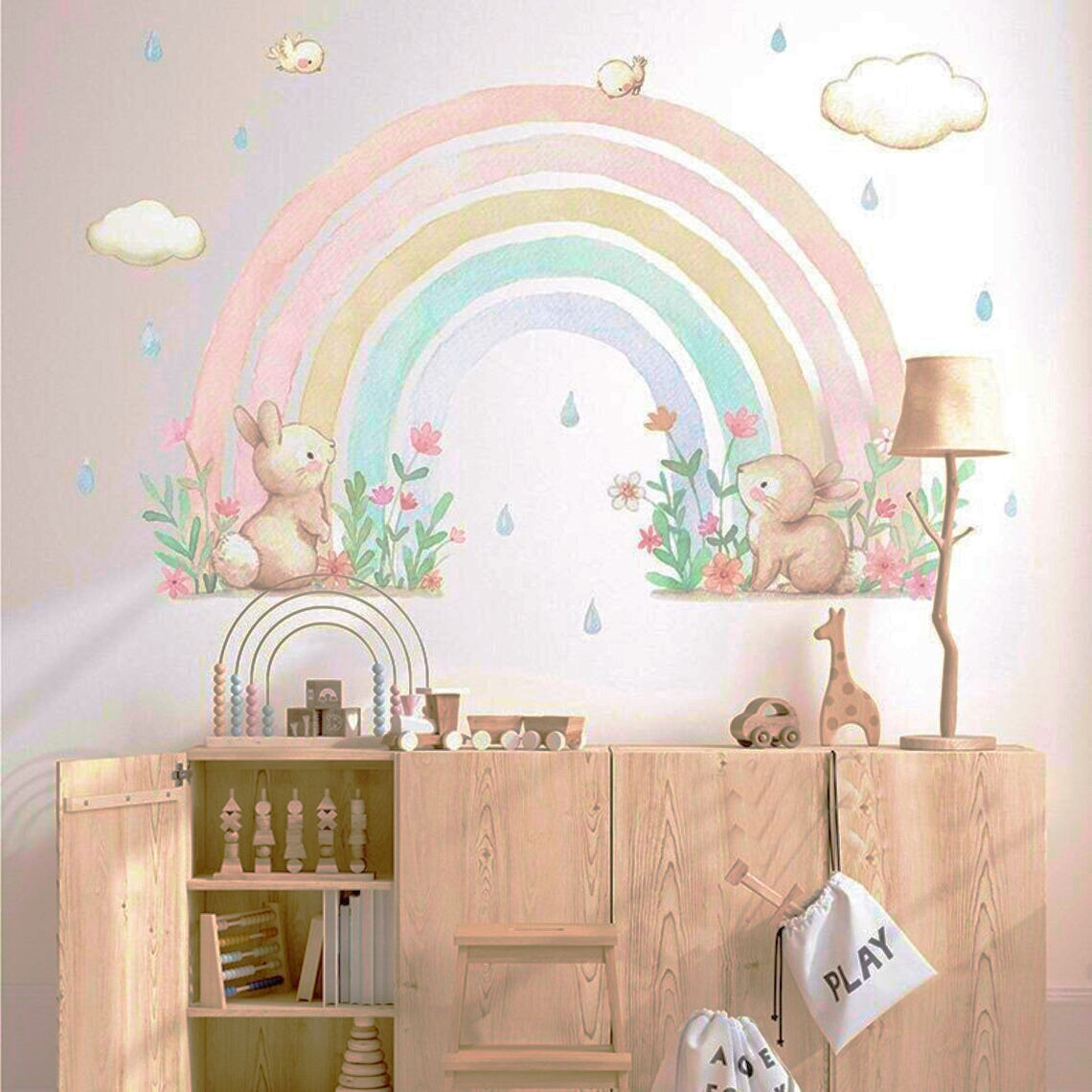 Vinilos decorativos Adhesivos infantiles de Pared  Conjunto para niñas