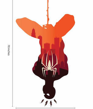 Vinilos decorativos Adhesivos infantiles de pared spiderman modelo 6 niño